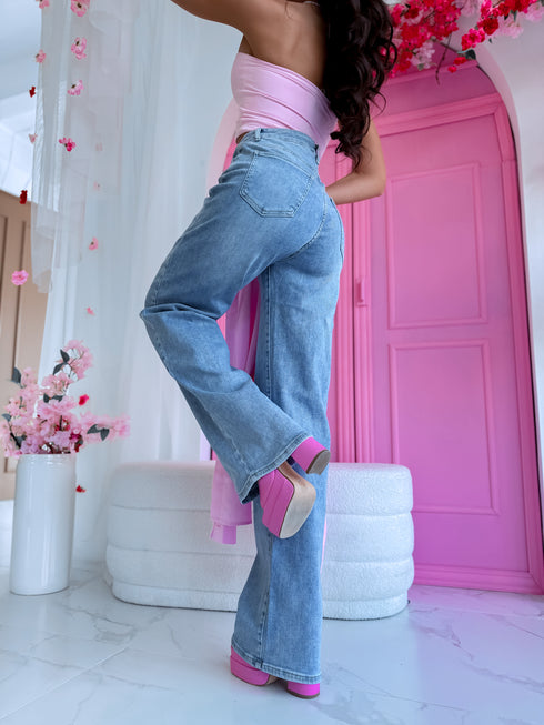 "COSTA RICA" pants HM6743-3 - LIGHT BLUE